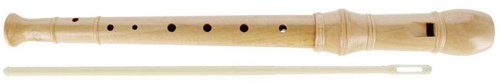 Lobbes Holzblockflöte Musikinstrument für Kinder 8 Löcher-2