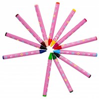 Lobbes Wachsmalstifte Gabby's Dollhouse 12 Farben Kinder Kunstspielzeug-3