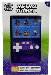 Amazing Cool Arcade-Spielkonsole Farbdisplay 7 cm durchsichtig lila