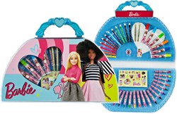 Barbie Malkoffer kreatives Spielzeug rosa 51-teilig für Kinder