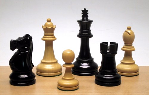 HOT Games Schachfiguren Staunton Palisander schwarz Größe 6 - 93mm