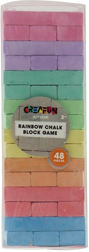 KiddyGo Straßenkreide Stapelspiel Outdoor-Spielzeug 48-teilig 8 Farben-2