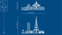 LEGO Architecture Bauset Paris Skyline 21044 Dekoration-3
