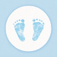 Ambiente Servietten Baby Junge Blau 25x25 cm FSC Mix 20 Stück