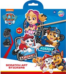 Bambolino Toys Paw Patrol Kratzsticker Set mit Stift - kreatives Spielzeug