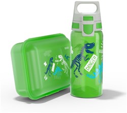 SIGG Schulset Brotdose Trinkflasche Jurassica - kinderfreundlich - BPA-frei