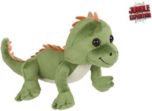 Hagedis pluche groen 35cm