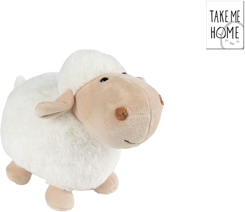 Take Me Home Plüsch Schaf Kuscheltier 27cm weiß Spielzeug