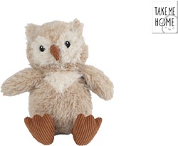 Take Me Home Kuscheltier Eule Plüsch 20cm braun Spielzeug