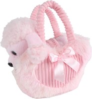 Take Me Home poedel in tas roze 33x30cm-3