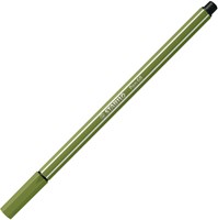 Stabilo Filzstift Pen 68 moosgrün - Kreativer Marker zum Zeichnen