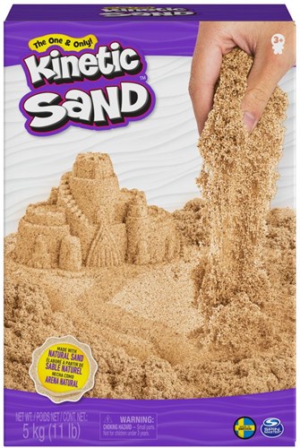 Spin Master Kinetic Sand Spielsand braun 5 kg sensorisches Spielzeug