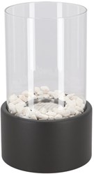 Esschert Design Bio-Ethanol Tischkamin rund schwarz für drinnen und draußen