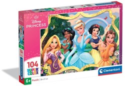 Clementoni Puzzle Disney Princess 104 Teile Karton Kinderpuzzle