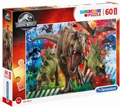Clementoni Puzzle Jurassic World 60 Teile - Maxi Kinderpuzzle