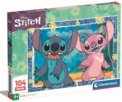 Clementoni Legpuzzel Super Color Disney Stitch III, 104st.