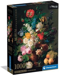 Clementoni Puzzle 1000 Teile Museum Blumen Bowl of Flowers kompakte Box