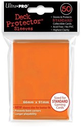 Ultra Pro Kartenhüllen orange 50 Stück - Trading Cards Schutz