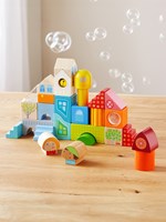 Haba Stadt Holzbausteine Spielzeug - bunte Bausteine 28-teilig-2