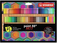 STABILO Fineliner point 88 - ARTY Set 65 Farben Premium Etui-2