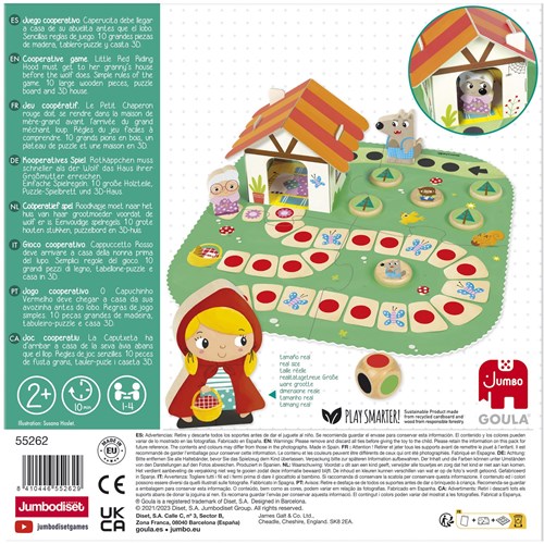 Goula Rotkäppchen Brettspiel ab 2 Jahren - pädagogisches Holzspiel-3