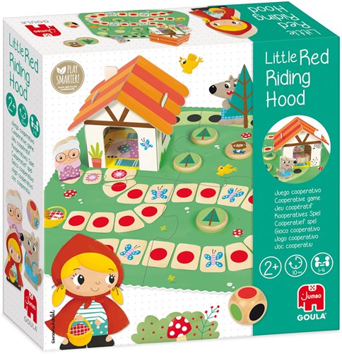 Goula Rotkäppchen Brettspiel ab 2 Jahren - pädagogisches Holzspiel