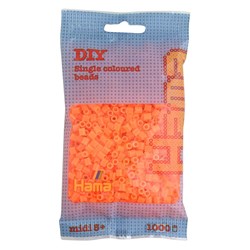 Hama Bügelperlen - Neon Orange - 1000 Stück Bastelspaß