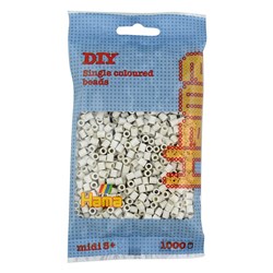 Hama Bügelperlen - Cloudy White 1000 Stück kreative Bastelset
