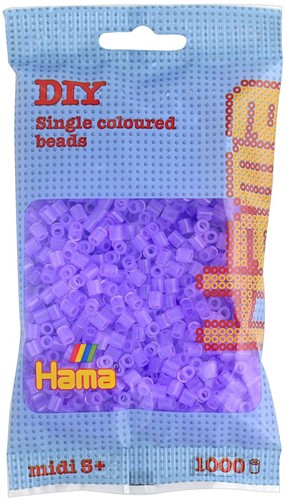 Hama Bügelperlen - lila transparent - 1000 Stück - kreatives Spielzeug