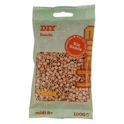 Hama Bio Bügelperlen beige midi - 1000 Stück umweltfreundliches Spielzeug