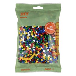 Hama Bio Bügelperlen Farbenmix - 3000 Stück umweltfreundliches Spielzeug