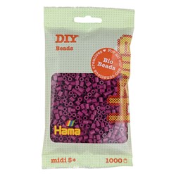 Hama Bio Bügelperlen Spielzeug - Pflaume midi 1000 Stück umweltfreundlich