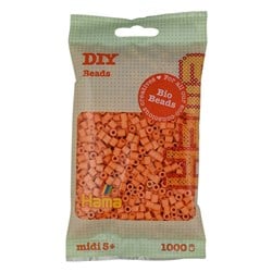 Hama Bio Bügelperlen Spielzeug hell apricot midi 1000 Stück