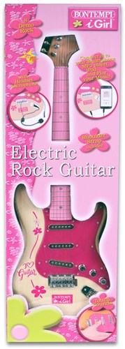 Bontempi elektronische Gitarre - Spielzeuggitarre mit Mikrofon und Schultergurt-3
