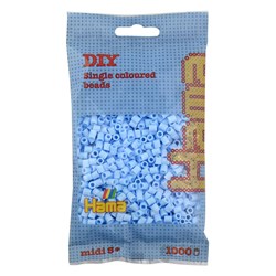 Hama Bügelperlen - Pastell Eisblau - 1000 Stück - Kreativperlen