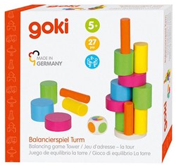 Goki Houten Balansspel Toren, 27dlg.
