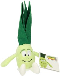 Plüsch Lauch Kuscheltier - weiches Gemüse Stofftier 15cm Spielzeug