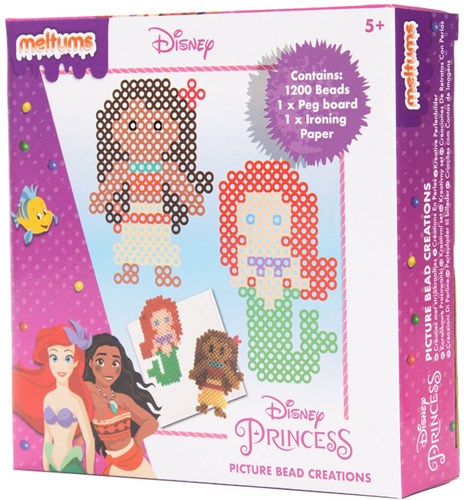 Sambro Disney Prinzessin Bügelperlen-Set - 1200-tlg - Kreatives Spielzeug