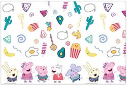 Globos Peppa Wutz Tischdecke Kunststoff Dekoration Geburtstag Party