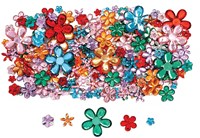 Colorations - Bunte Blumen Strasssteine Bastelset 300 Stück Mehrfarbig