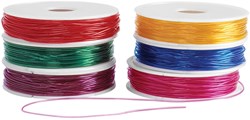 Colorations Perlenkabel dehnbar Spielzeug bunt 6 Spulen 55 Meter