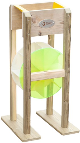 Classic World Holz Sandmühle Sandtrichter nachhaltiges Spielzeug