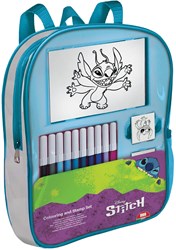 Multiprint Stitch Rucksack Malset mit Stempeln und Filzstiften für Kinder