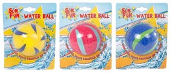 Super Splash Wasserball Spielzeug 8 cm bunt Strand Schwimmbad