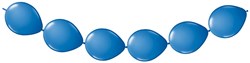 Folat - Blaue Knotenballons 8 Stück Dekorationsgirlande 3 Meter