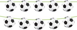 Folat Fußball Girlande - Partydekoration 10 Meter Fußballthema