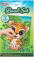 Creative Craft Group Perlenkunst Sticker Set Tiger A5 Bastelset