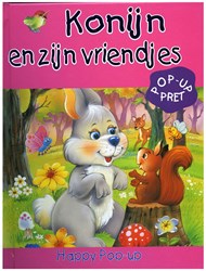 Pop-Up Boek Konijn en zijn Vriendjes