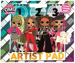 L.O.L. Artist Pad Kleurboek met Stickervel