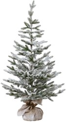 Decoris künstlicher Weihnachtsbaum Schnee dekorativer Baum 100cm grün